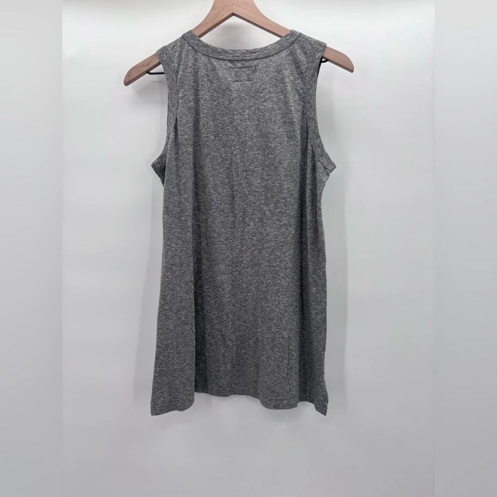 Current/Elliott The Tier Sleeveless Muscle Shirt Top in  Gray Size 2(M/L)